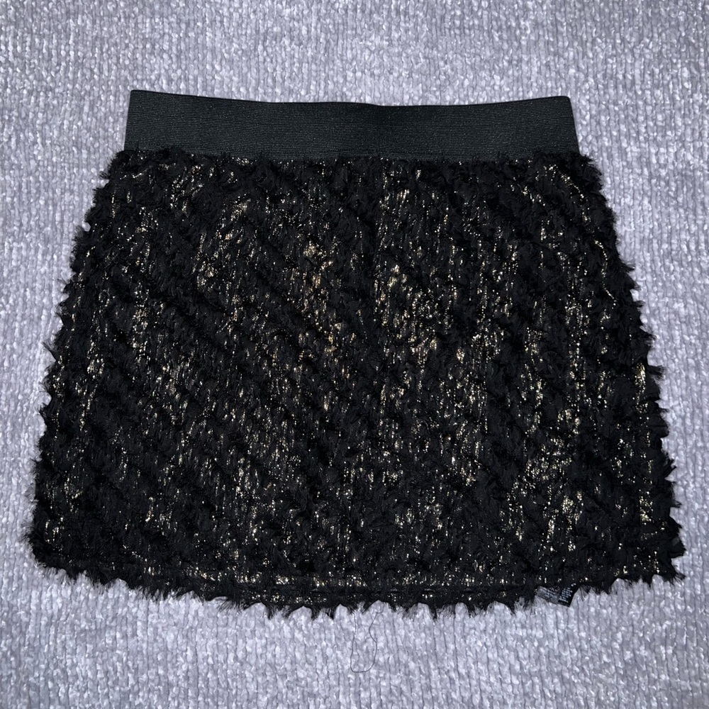 GUESS Metallic Ruffle skirt